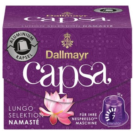 Dallmayr Capsa Lungo Selection Namaste Nespresso kompatibilis kapszula 10db