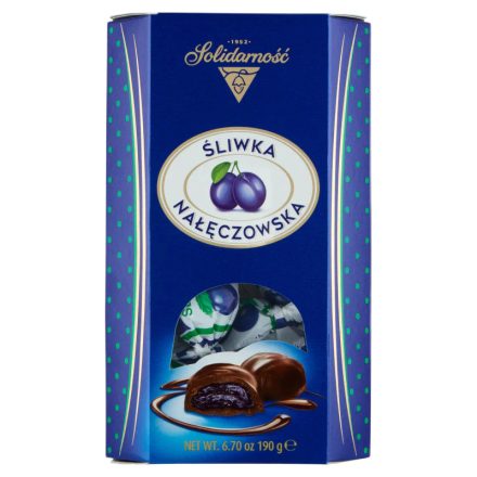 Sliwka csokoládéval bevont kandírozott szilva 190g