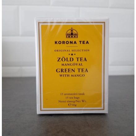 Korona Zöld tea mangóval, 15x2g teafilter
