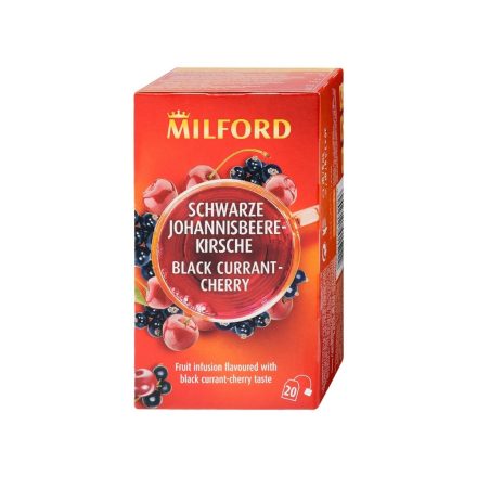 Milford Feketeribizli-cseresznye gyümölcstea 20*2,5g